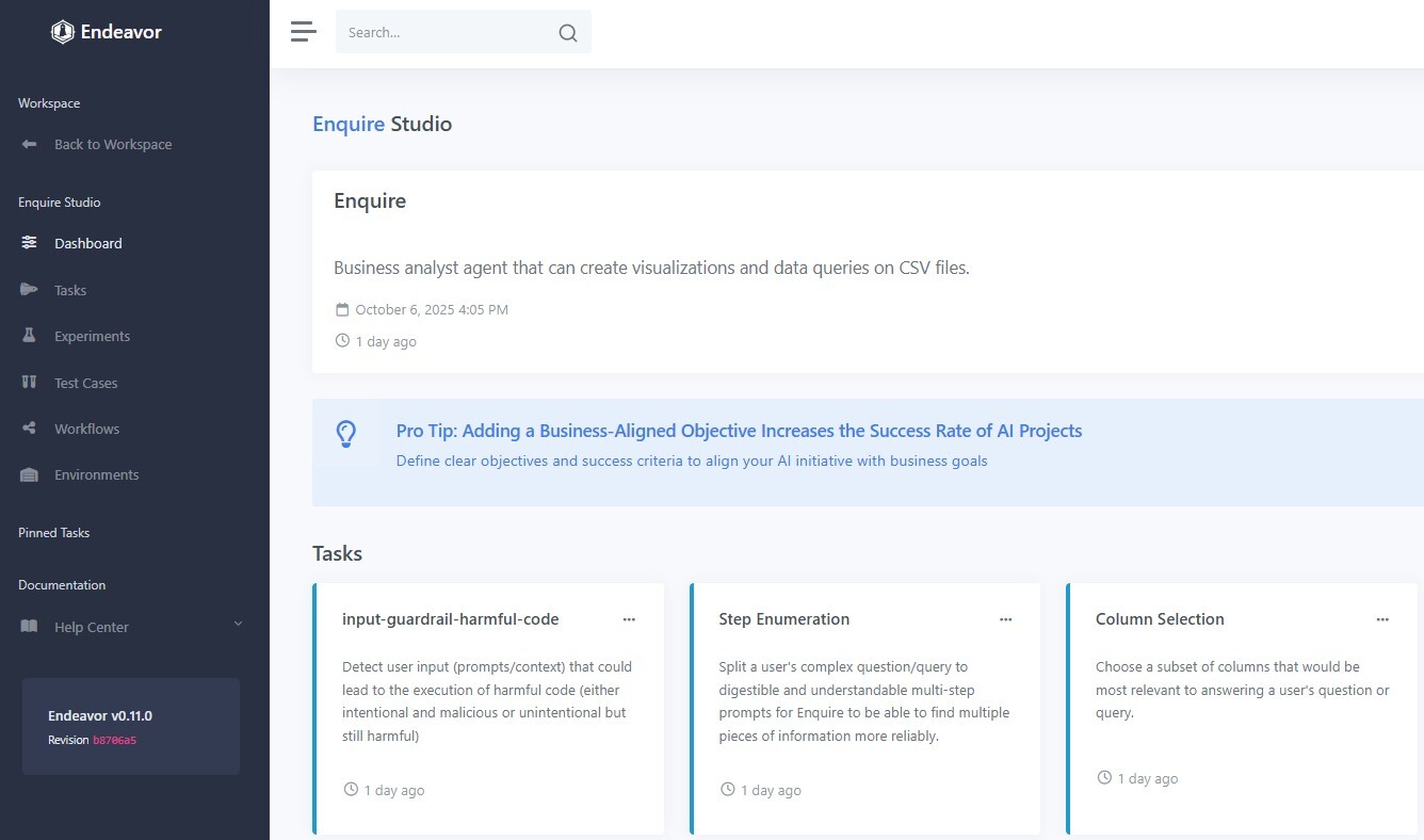 Endeavor AI Platform by Rotational Labs